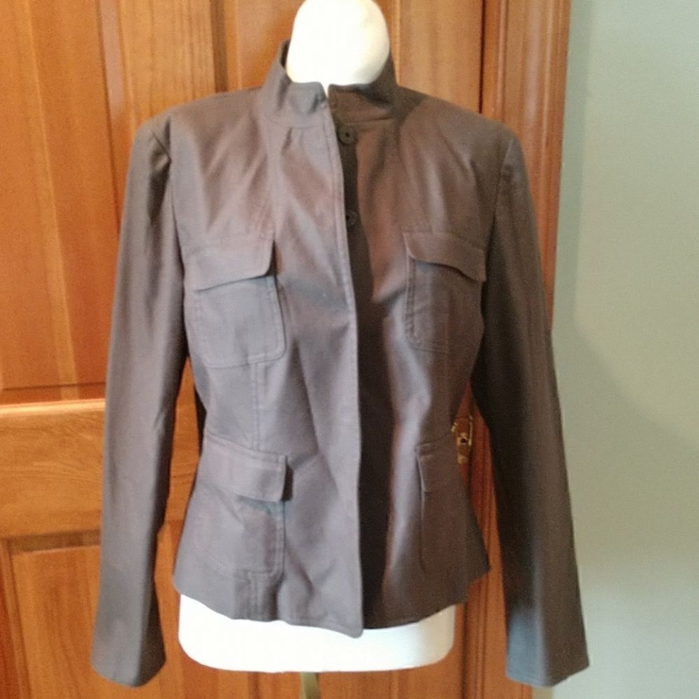 👌Josephine Chaus Olive Green Jacket
